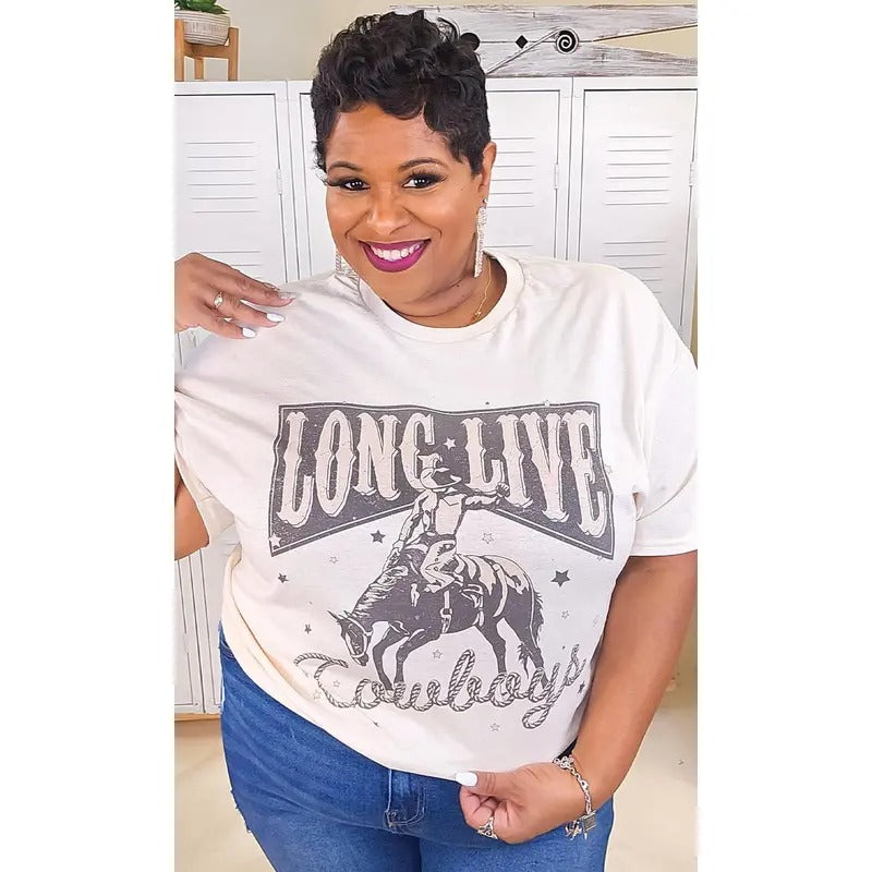 Long Live Cowboys Graphic Shirt Hoodie, Sweatshirt | GrindPrints.com