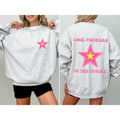Look Forward To The Future, Retro, Aesthetic, Y2K Sweatshirt, Women's Crew Neck, Crewneck T-Shirts, Hoodie | GrindPrints.com