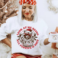 Look at Me All Festive  Christmas Sweatshirt. Relaxed Christmas Unisex Pullover Crewneck Sweatshirt. T-Shirts, Hoodie