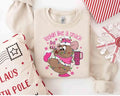 Lookin Like A Snack Gus Mouse Sweatshirt,Santa Gus Gus Mouse Pink Christmas Light Sweatshirt, Christmas Gus Mouse Tee...