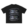Loose Lip Print Graphic Cotton T-Shirt, Grillz Tshirt, Sweatshirt, Hoodie Gift For Women Top Womenswear Underwear Humen...