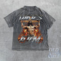 Lords Gym Flames Vintage 90s Shirt Jesus Cross Pump Cover Skull Shirt Gothic Gym Shirt Christian Retro Y2k Gym T-Shirts, Hoodie, Sweatshirt