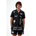 Los Sundays Men's Good Vibes Woven Camp Shirt Hoodie, Sweatshirt | GrindPrints.com