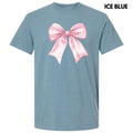 Lovable Pink Bow Comfort Colors T-Shirt 'NLB' Hoodie, Sweatshirt | GrindPrints.com