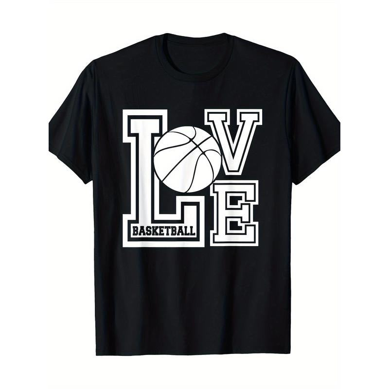 Love Basketball Sports T Shirt T-Shirt-100%cotton-220g made in usa Hoodie, Sweatshirt | GrindPrints.com