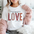 Love Bible Verse T-Shirt Corinthians Verse Tshirt Bible Verse Tee Christian Bible Shirt Soft Print T-Shirt Hoodie, Sweatshirt