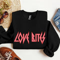 Love Bites Def Retro 80s Rock Music Crew Neck Love Heart Cupid T-Shirts, Hoodie, Sweatshirt