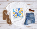 Love Doesn't Count Chromosomes Shirt Down Syndrome Awareness Long Sleeve 3 21 Syndrome Shirt Blue Yellow Ribbon Down...