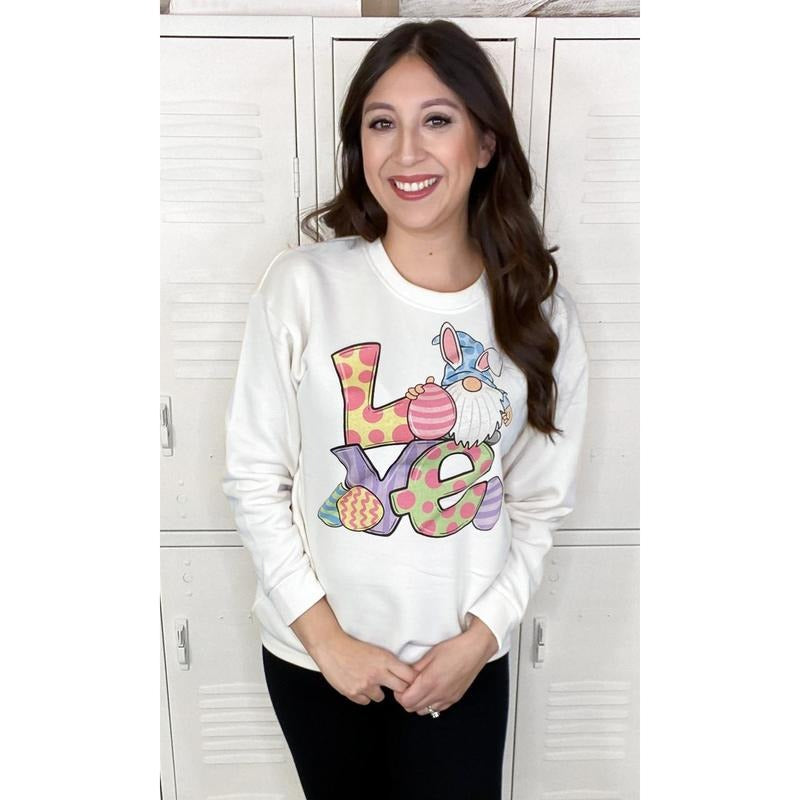 Love Gnome Easter Sweatshirt T-Shirts, Hoodie | GrindPrints.com