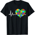 Love Heart Puzzle Acceptance Autism Awareness T-Shirts, Hoodie, Sweatshirt