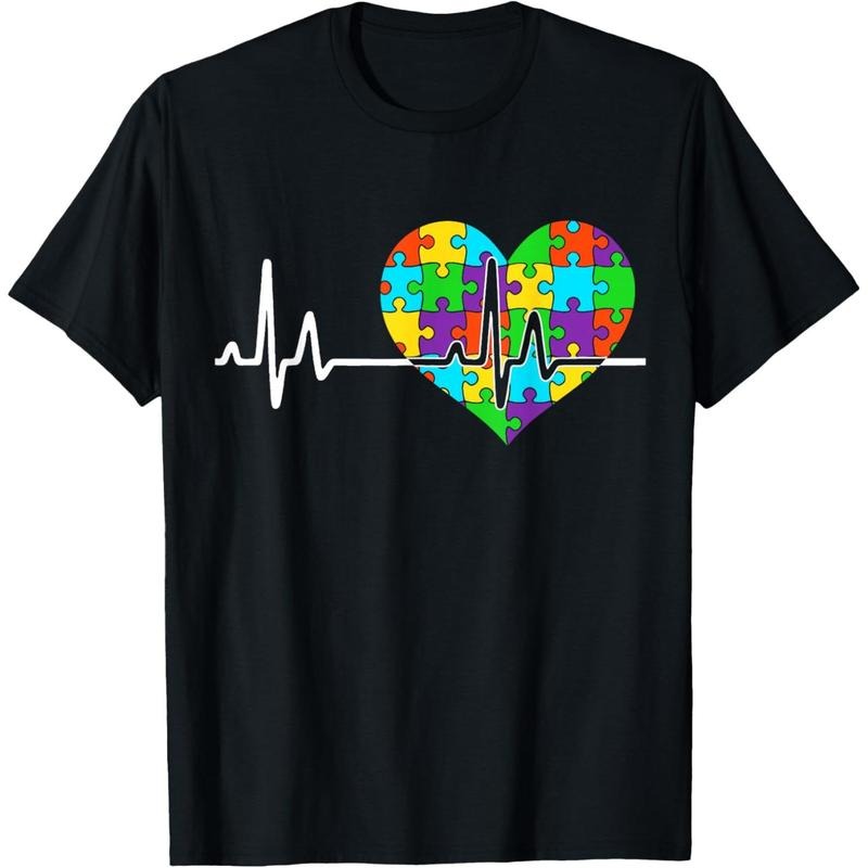 Love Heart Puzzle Acceptance Autism Awareness T-Shirts, Hoodie, Sweatshirt