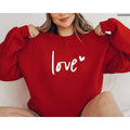 Love Heart Sweatshirt Hoodie T-Shirt, Valentines Day Couple Matching Sweater, Gift For Her, Love Hoodie , Global Trending...