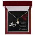 Love Is A Promise Necklace, New Beginnings Gift, Necklace Meaningful Gift, Gift For Her, Sentimental Message Card...