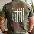 Love Jesus And America Too 4th of July Shirt, Retro 4th July Shirt, Independence Day Shirt, USA  America Tee, Gift for...