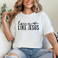 Love Like Jesus Tee Pure Cotton Casual Style Crew Neck Short Sleeve T-Shirt Tops Trendy for Women for Men, Perfect Gift...