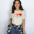 Love Never Fails Graphic Tee -  BELLA+CANVAS Tee - Christian Shirt Hoodie, Sweatshirt | GrindPrints.com