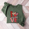 Love Never Fails Sweatshirt, Women Valentine Gift, Christian Shirts, Bible Verse Sweater, Valentines Day Tee, Religious...