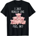 Love Pig Shirt Pig Gifts Pigs Tshirt Men Cute Swine T-Shirt Made in USA Hoodie, Sweatshirt | GrindPrints.com