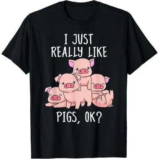 Love Pig Shirt Pig Gifts Pigs Tshirt Men Cute Swine T-Shirt Made in USA Hoodie, Sweatshirt | GrindPrints.com