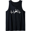 Love Spin Heartbeat Funny Gym Workout Fitness Spinning Class Tank Top MADE IN USA T-Shirts, Hoodie, Sweatshirt