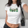 Love St Patrick's Day Shirt, Cute St Patrick's Day Baby Tee, Shamrock Shirt , Y2K 2000's Style, Streetwear Style Hoodie,...