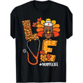 Love Turkey Thanksgiving Nurse Life Fall Top Men T-Shirt Made in USA Hoodie, Sweatshirt | GrindPrints.com