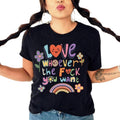 Love Whoever The F You Want Shirt, Lgbqt Shirt, Retro Frog Shirt, Gay Pride Trendy Tshirt, Unisex T-Shirt, Gifts For Gay...