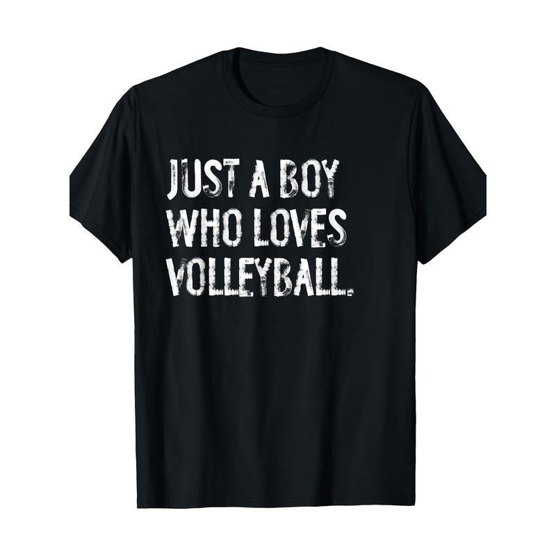 Love volleyball T-shirt 220g 100% cotton T-shirt made in usa Hoodie, Sweatshirt | GrindPrints.com
