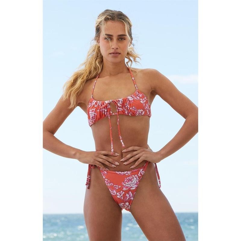 Loverbird Women's Floral Rosie Bralette Bikini Top T-Shirts, Hoodie, Sweatshirt | GrindPrints.com