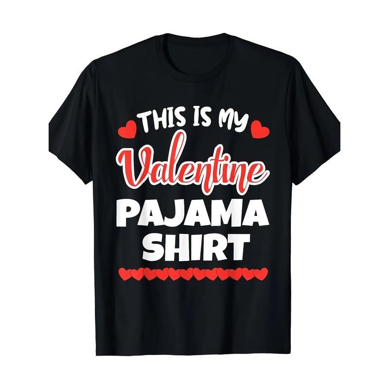 Lovers This My Valentines Pajama Valentines Cute Hearts Funny Vintage 220g Made Usa T-Shirts, Hoodie, Sweatshirt