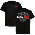 Ls X Block Black T-shirt Mens Ls Swap King Of Block Shirt, Menswear Car Parts Short Sleeve Hoodie, Sweatshirt