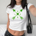 Luck Shirt, Luck Graphic Shirt, Arrow Shirt, St. Patrick's Day Shirt, St. Patrick's Day Baby Tee For Women , Y2K 2000's...