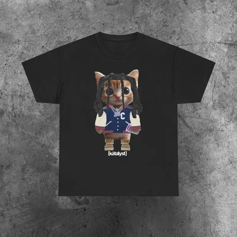 Lucki Kitty Shirt Casual Classic Hoodie, Sweatshirt | GrindPrints.com