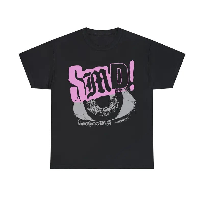 Lucki SMD Flawless Like Me Eye TShirt Album Tour Merch Menswear Top Underwear Streetwear T-Shirt Shortsleeve Cotton...