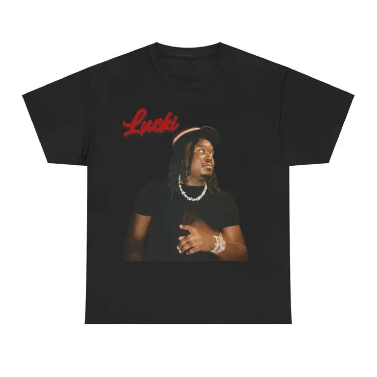 Lucki Shirt, Red Luckii Tour Shirt, Gift Shirt Hoodie, Sweatshirt | GrindPrints.com
