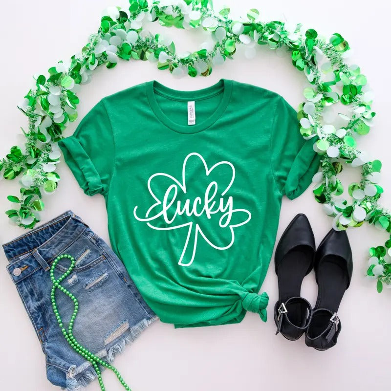 Lucky Bella Canvas T-Shirt Hoodie, Sweatshirt | GrindPrints.com