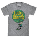 Lucky Charms Retro Logo T-Shirt - Gray Hoodie, Sweatshirt | GrindPrints.com