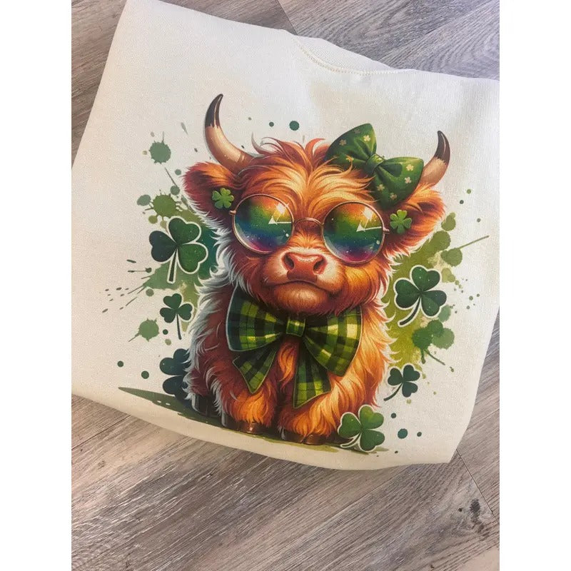 Lucky Cow Graphic Top T-Shirts, Hoodie, Sweatshirt | GrindPrints.com