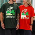 Lucky Crane St Paddys Shirt Couple Matching Shirt, Couples St Patrick's Day Matching Couple T-Shirt Hoodie, Sweatshirt