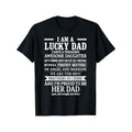 Lucky Dad I Have a Freaking Awesome Daughter Fathers Day T-Shirt made in usa Hoodie, Sweatshirt | GrindPrints.com