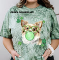 Lucky Dog White Long Hair Chihuahua Shirt ~ Unisex Apparel Relaxed Fit Printed In The USA Clothing Womenswear Casual...
