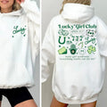 Lucky Girl Club St Patricks Day Two Sides Tshirt Sweatshirt Hoodie, Let The Shenanigans Begin, St Patricks Day Shirt,...