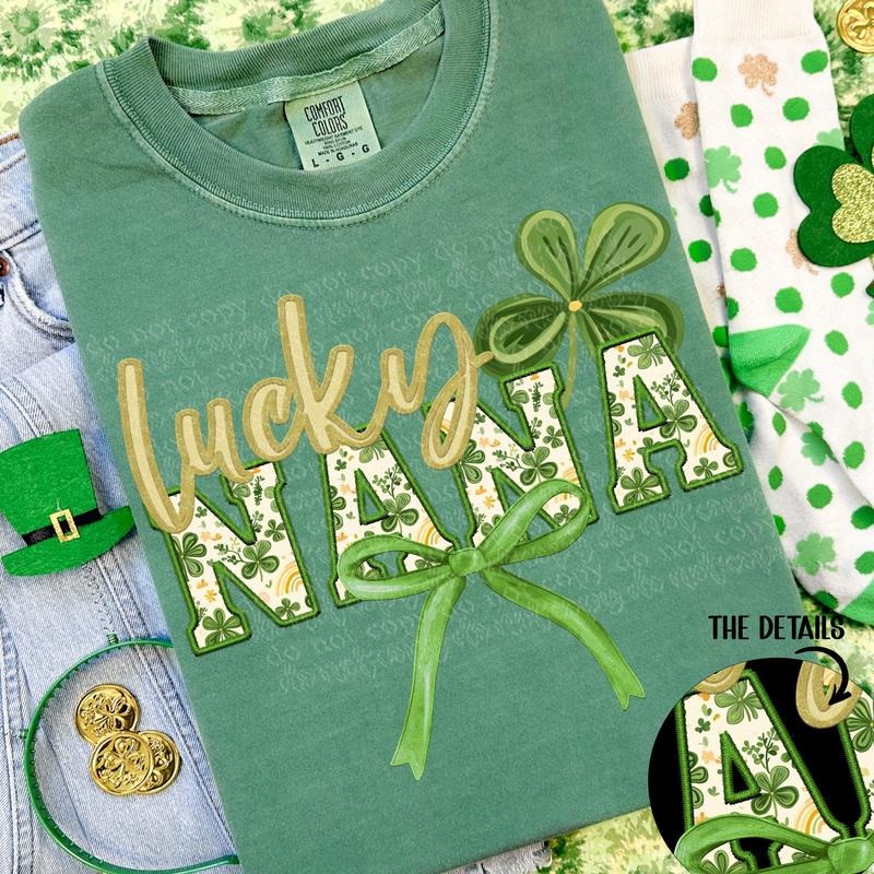 Lucky Nana DTF Transfers - THIS IS NOT A SHIRT Hoodie, Sweatshirt | GrindPrints.com