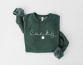 Lucky Sweatshirt Clover Sweatshirt St Patricks Day Sweatshirt Saint Patrick's Pullover Lucky Sweater Clovers Simple...