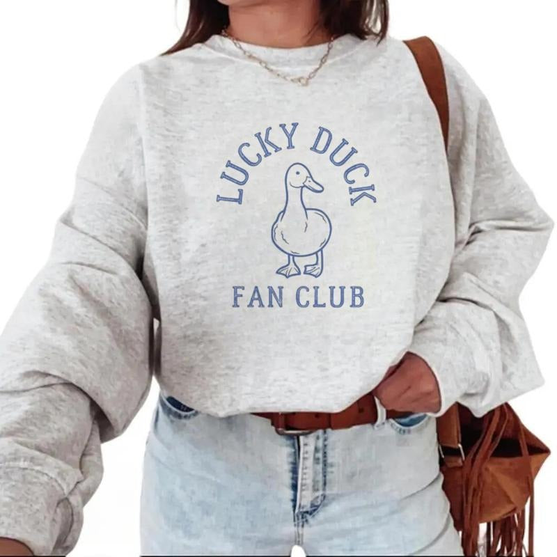 Lucy Duck Fan Club Shirt Silly Lucky Duck Club Shirt Birthday T-Shirt Hoodie Unisex Sweatshirt | GrindPrints.com