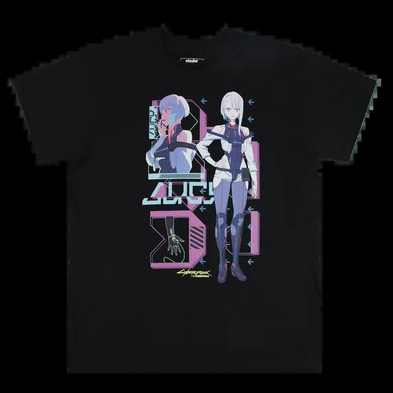 Lucy Posing T-Shirt - Cyber Punk Anime Tee , Anime shirt, Japanese Anime, Birthday Gift Hoodie, Sweatshirt | GrindPrints.com