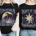 Lunathion Crescent City Shirt | Light It Up Through Live Shirt | All Is Possible Shirt | Bookish Gifts Shirt | City Of...