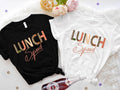 Lunch Squad Shirt Matching Lunch Lady Shirts Cafeteria Worker Leopard Lunch Squad School Group Shirts T-Shirts, Hoodie, Sweatshirt