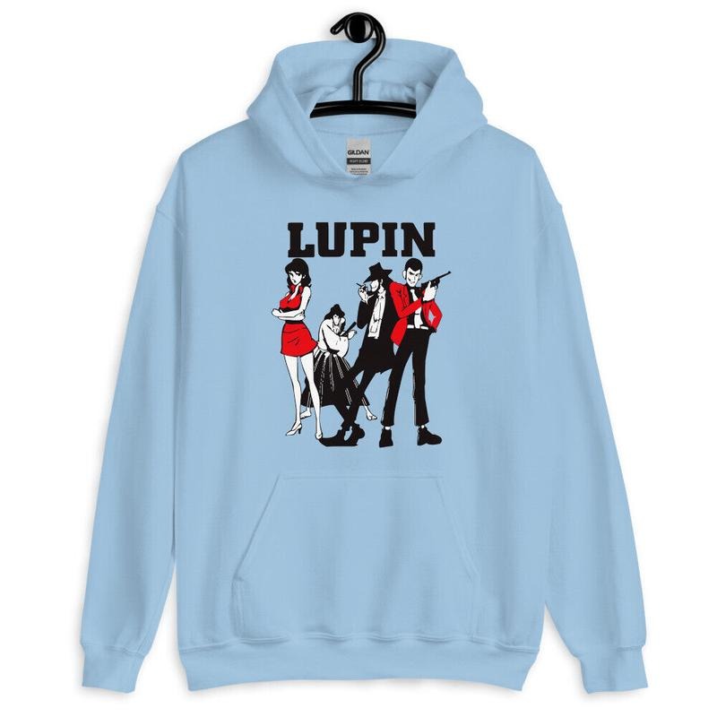Lupin The Third Shirt, Lupin III, Lupin the 3rd new Unisex Hoodie Sweatshirt | GrindPrints.com