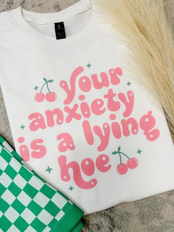 Lying Anxiety Graphic Top T-Shirts, Hoodie, Sweatshirt | GrindPrints.com
